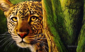 Animal Painting - leopardo 12